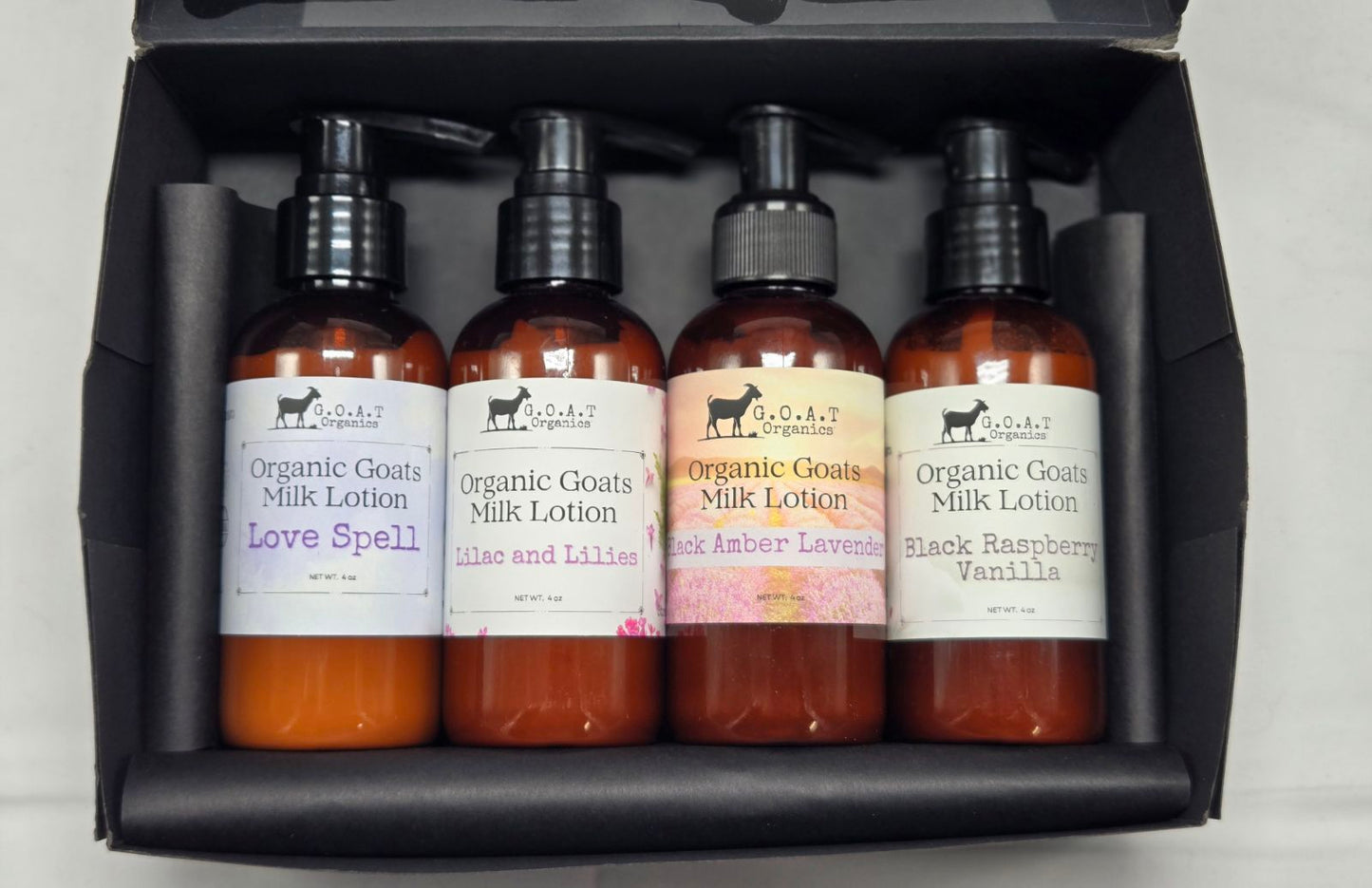 Organic Goat Milk Lotion Summer Sampler