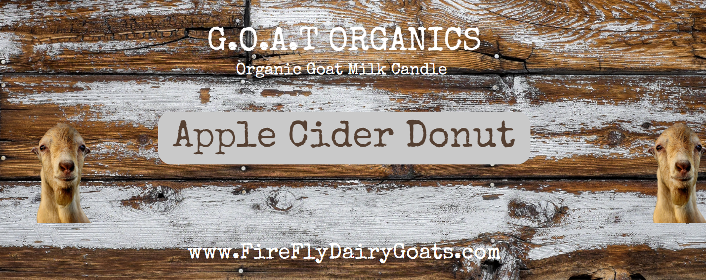 Apple Cider Donut Soy Wax Goat Milk Candle