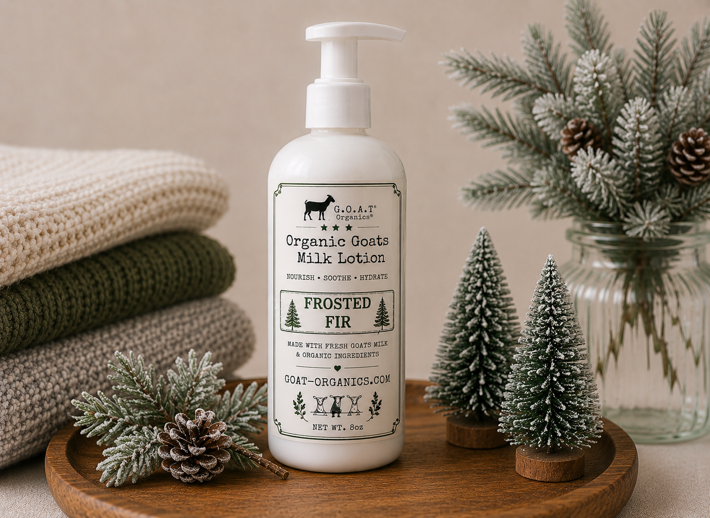 Frosted Fir Organic Goat Milk Lotion