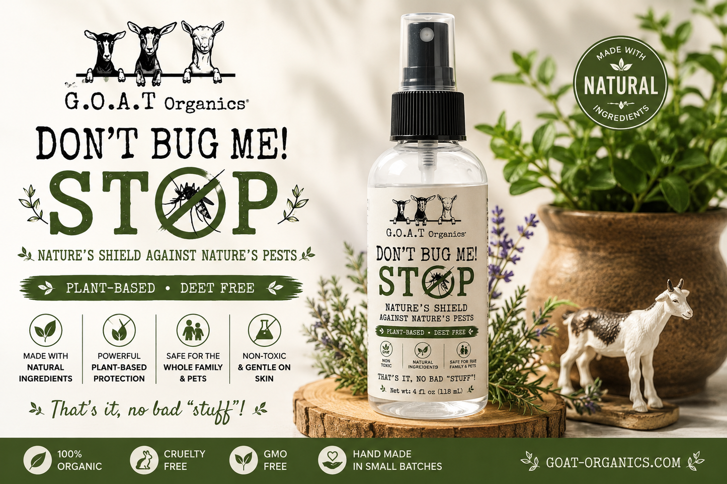 DONT BUG ME All-Natural Bug Repellent