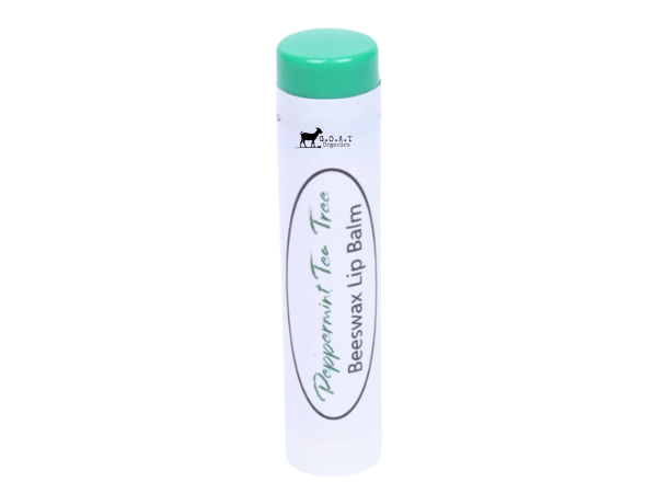 Goats Milk Bees Wax Lip Balm Peppermint Tea Tree