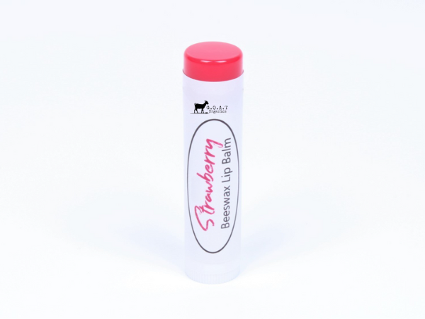 Goats Milk Bees Wax Lip Balm Strawberry