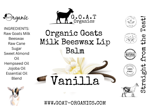 Goats Milk Bees Wax Lip Balm Vanilla