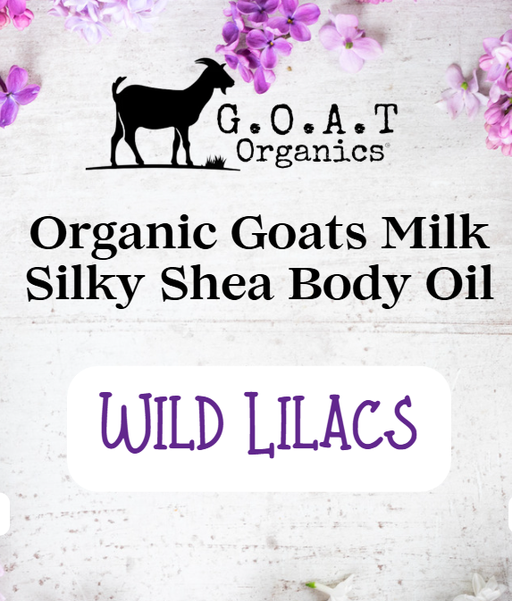 Organic Goats Milk Silky Shea Body Oil
