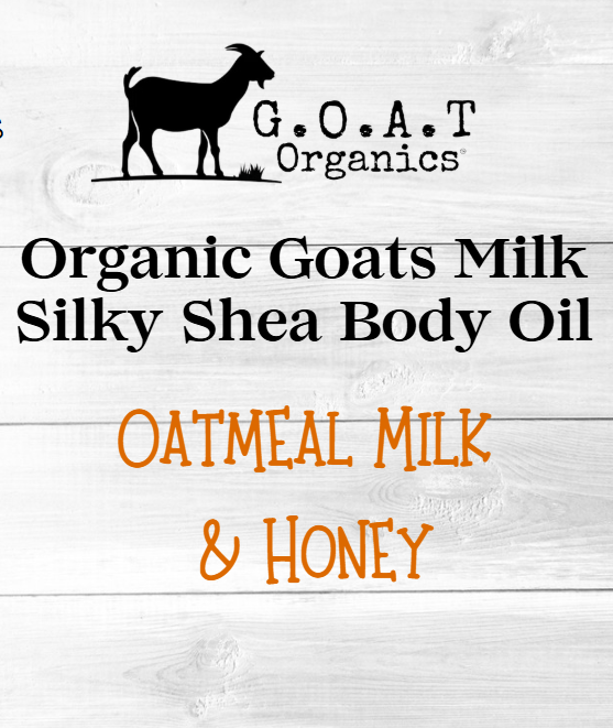Organic Goats Milk Silky Shea Body Oil