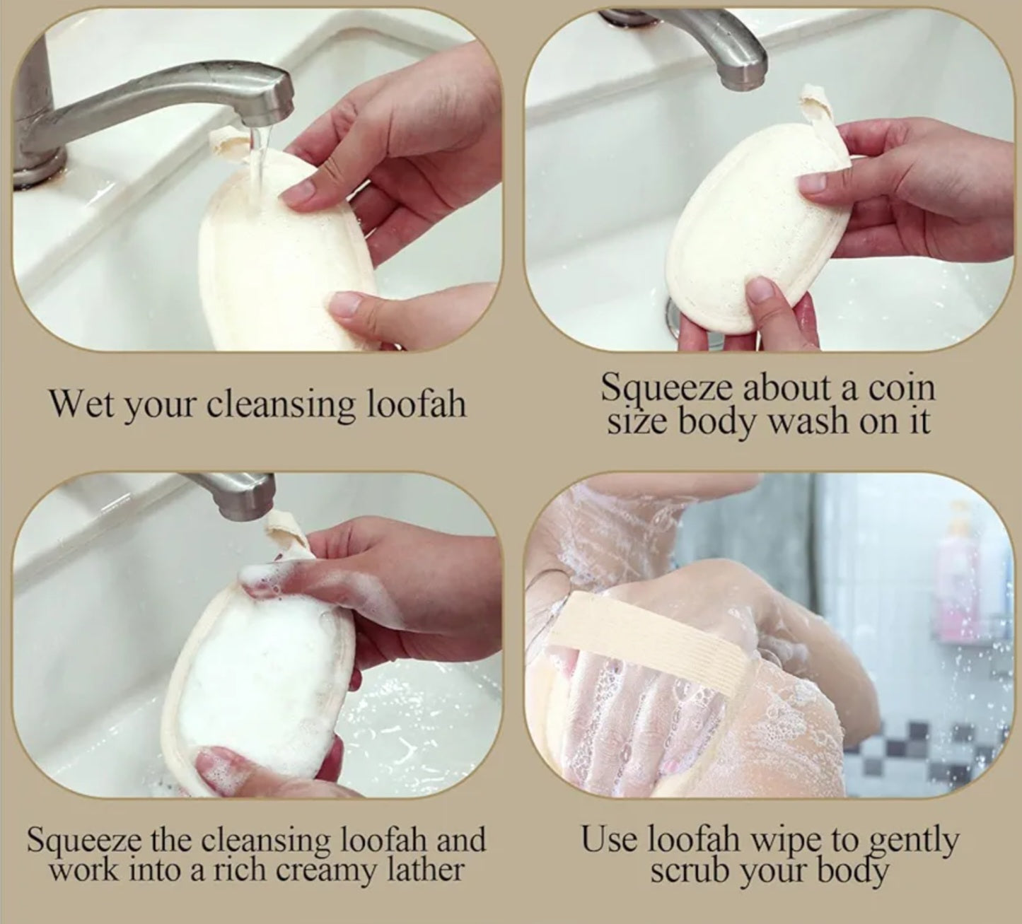 Exfoliating Loofah Pad