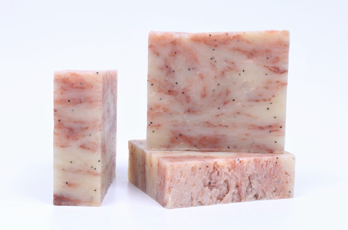Strawberry Infusion Goats Milk Bar Soap - LIMITED EDITION SUMMER SCENT