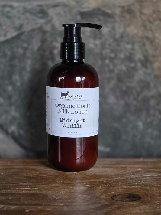 Midnight Vanilla Organic Goat Milk Lotion