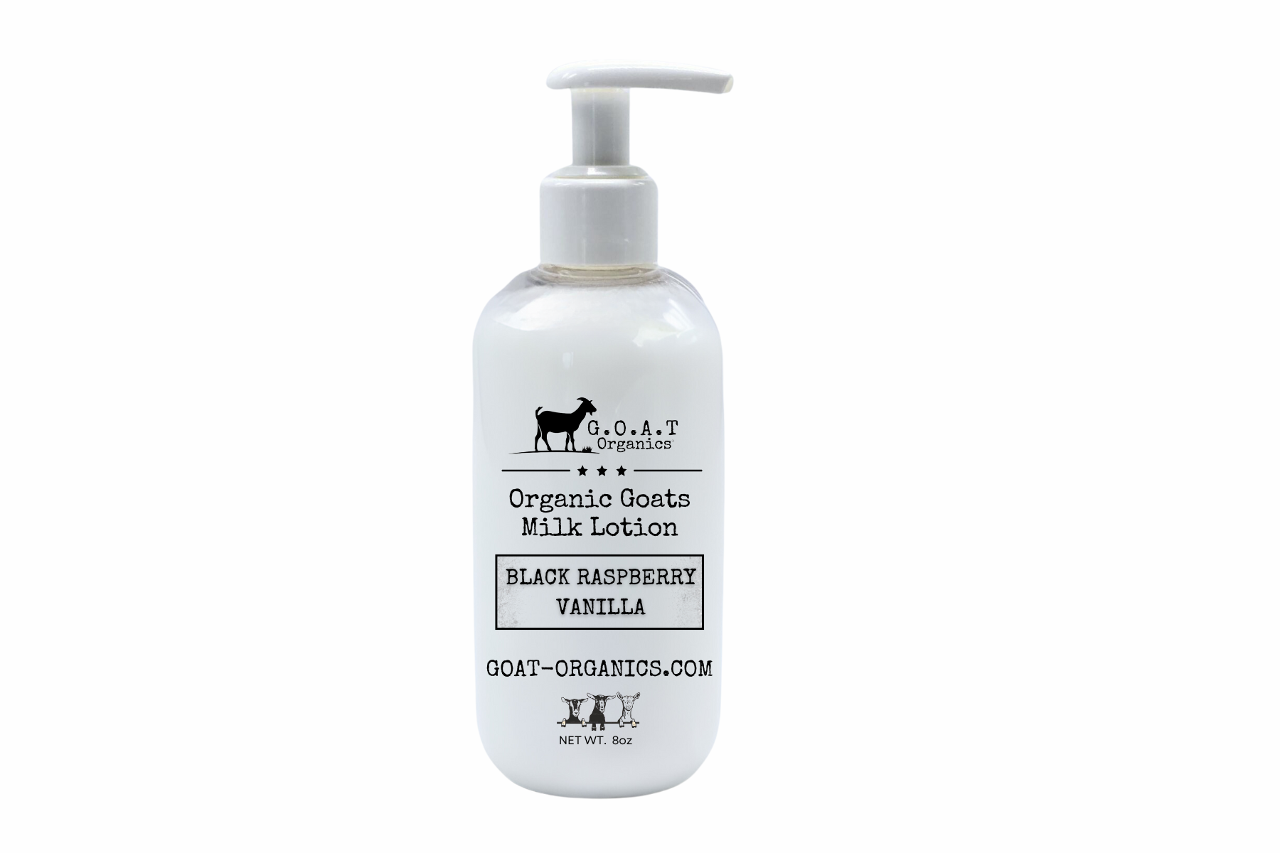 Black Raspberry Vanilla Organic Goat Milk Lotion – G.O.A.T ORGANICS