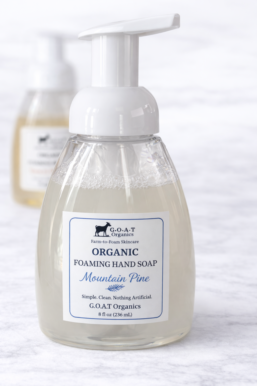 Organic Goat Milk Foaming Hand Soap – 8 oz