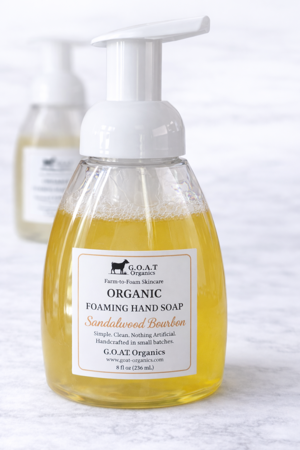 Organic Goat Milk Foaming Hand Soap – 8 oz