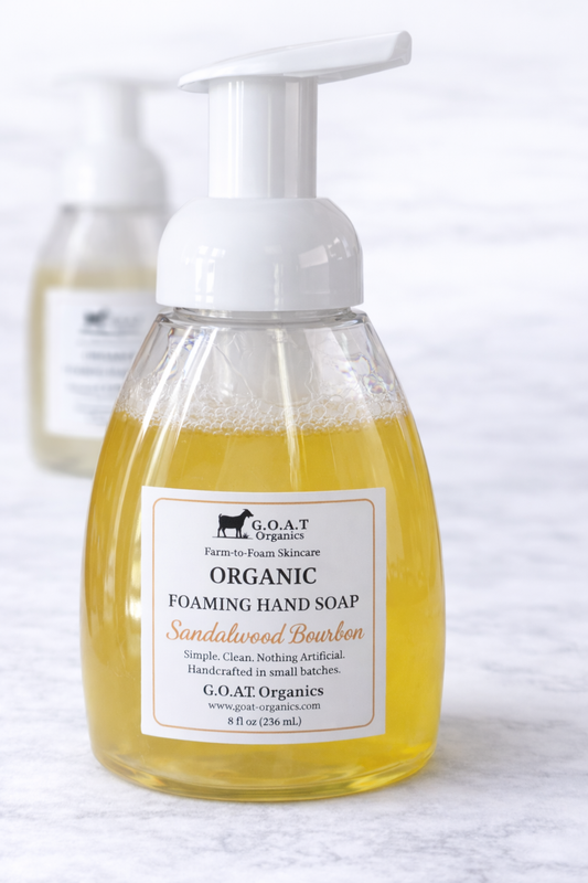 Organic Goat Milk Foaming Hand Soap – 8 oz