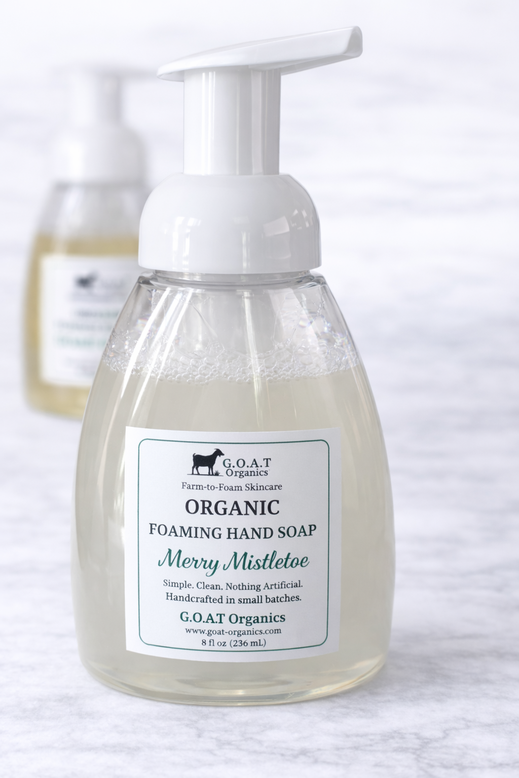 Organic Goat Milk Foaming Hand Soap – 8 oz