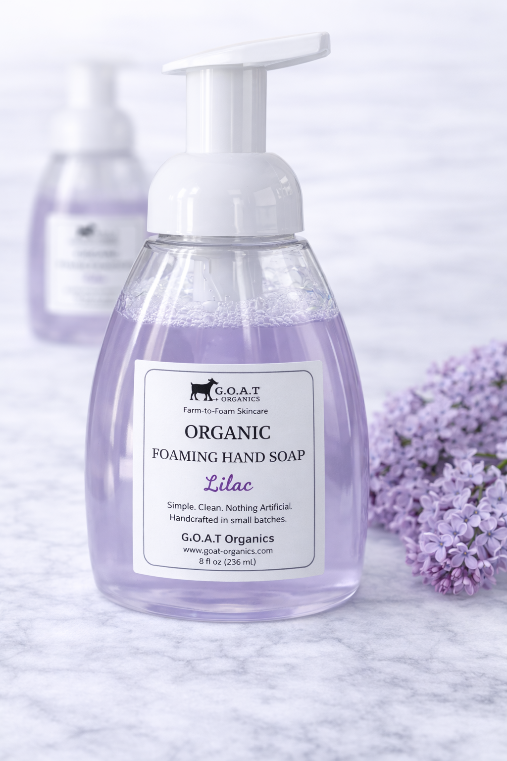 Organic Goat Milk Foaming Hand Soap – 8 oz