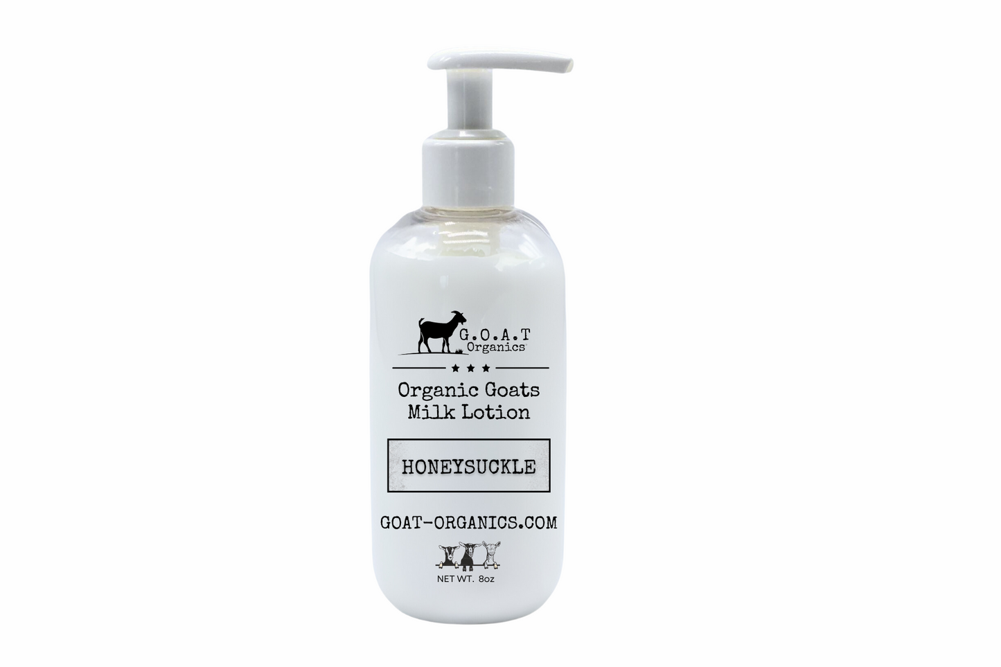 Honeysuckle Organic Goats Milk Lotion