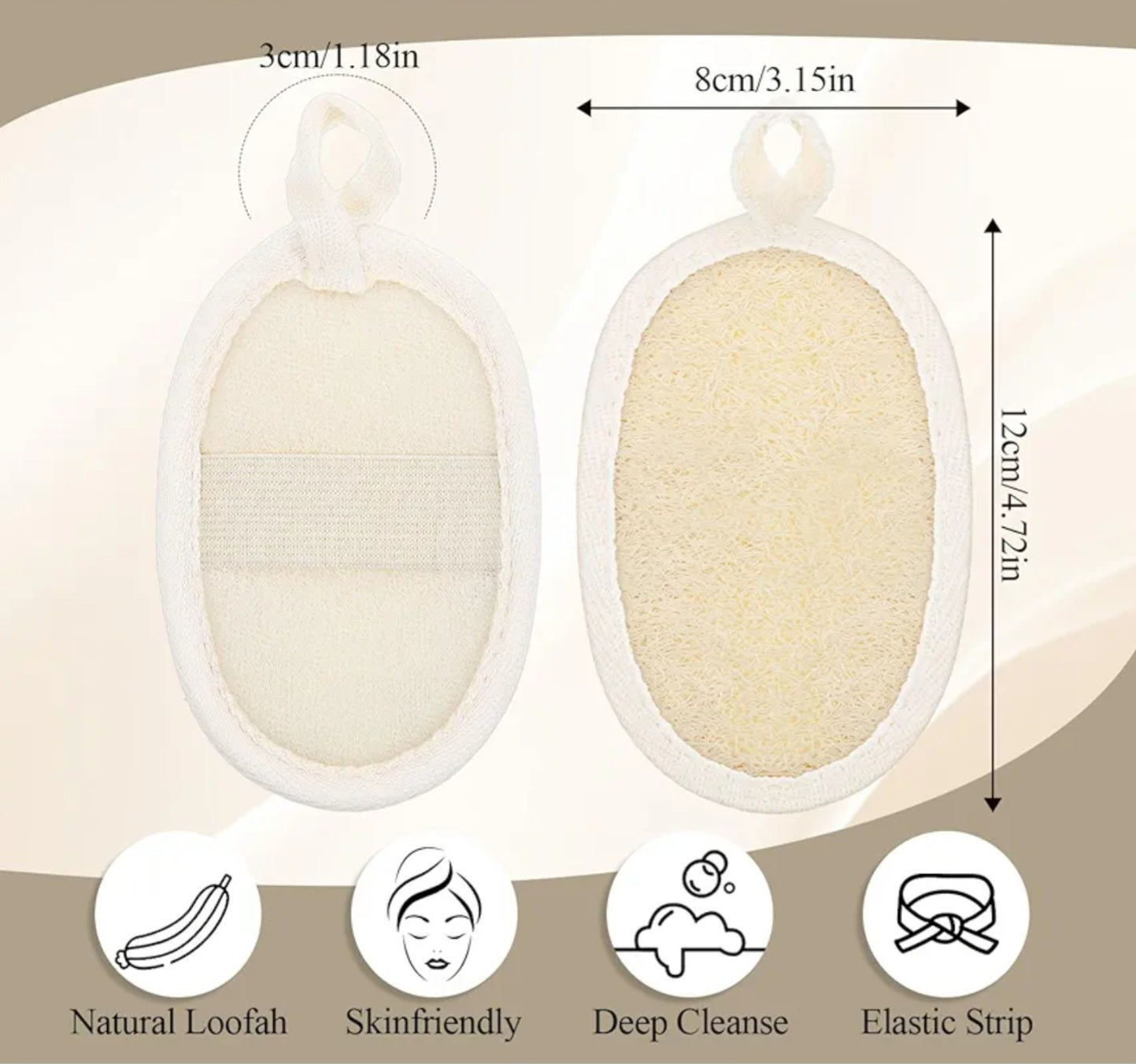 Exfoliating Loofah Pad