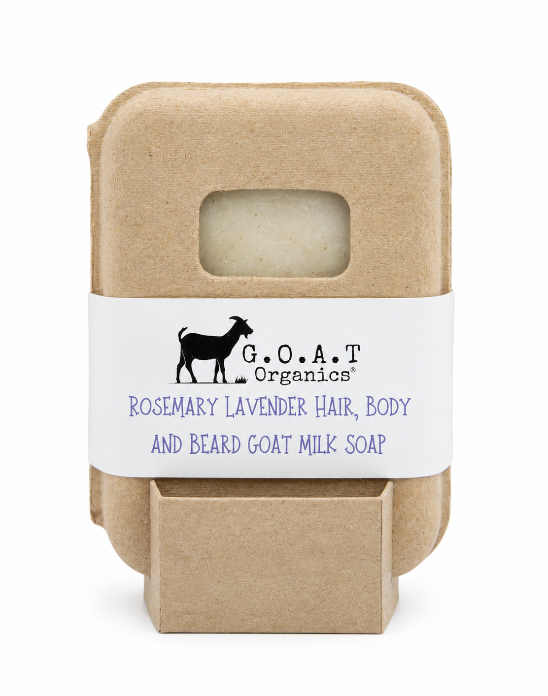 Rosemary Lavender Hair, Body and Beard Goat Milk Soap