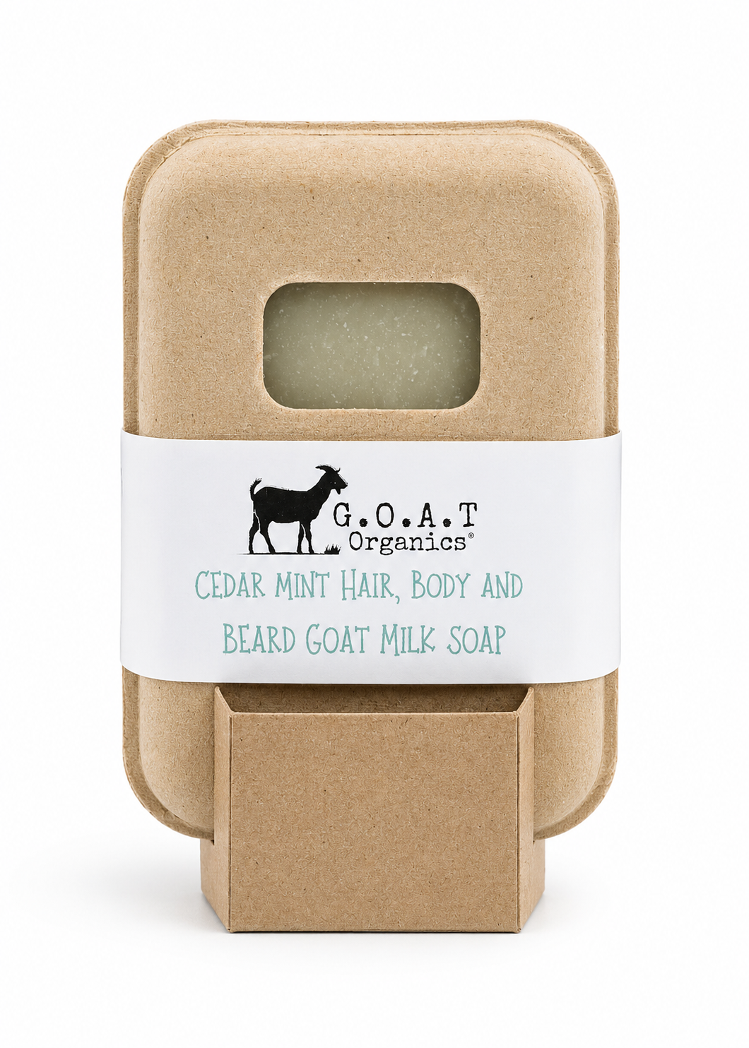 Cedar Mint Hair, Body and Beard Goat Milk Bar Soap